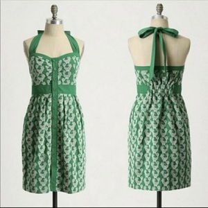 Anthropologie Floreat Rooster Embroidered Dress 12